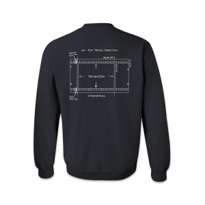 IMAX Filmstrip Crewneck - Black