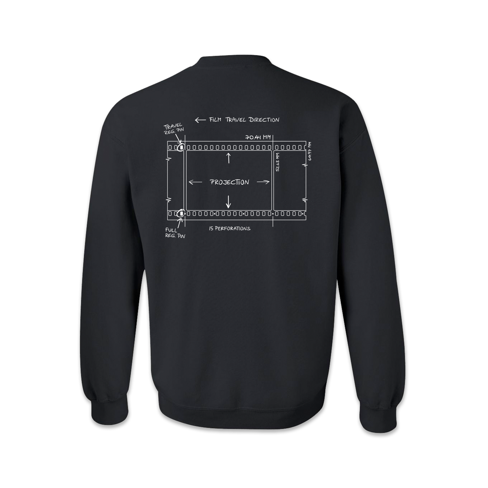 IMAX Filmstrip Crewneck - Black