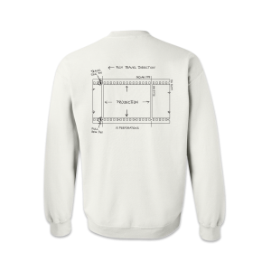 IMAX Filmstrip Crewneck - White