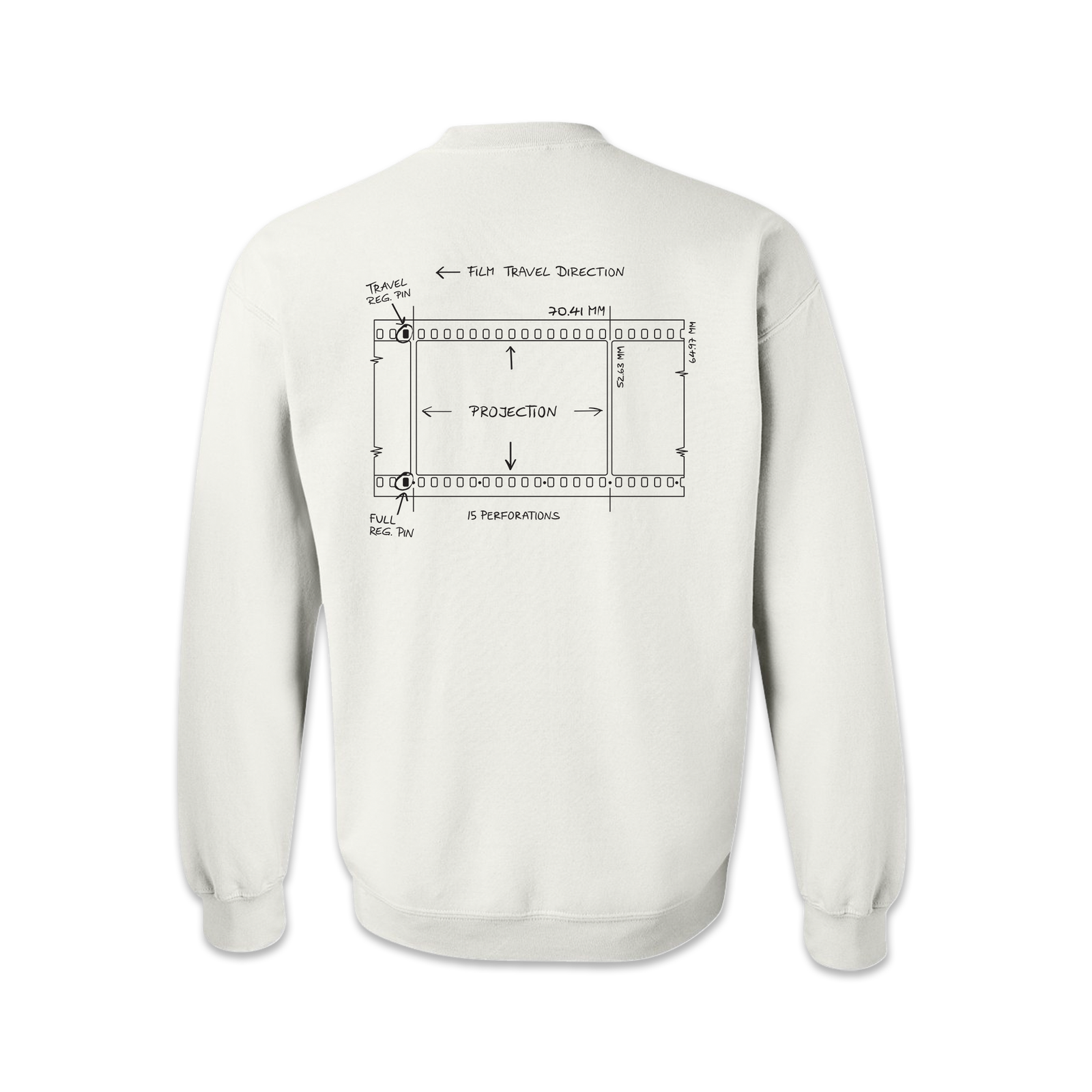 IMAX Filmstrip Crewneck - White